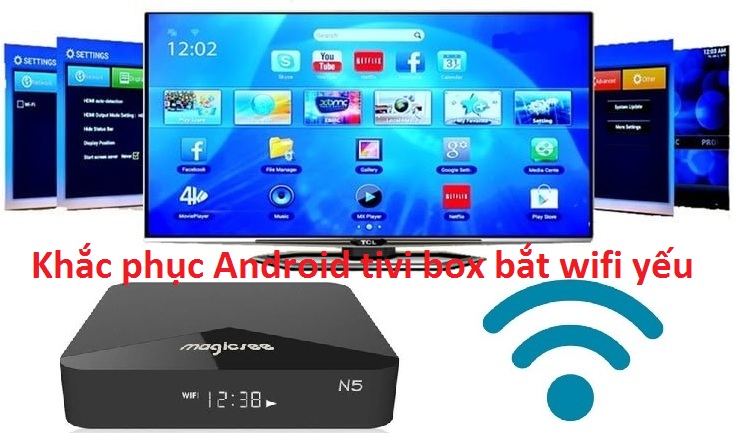 khắc phục Android tivi box bắt wifi yếu